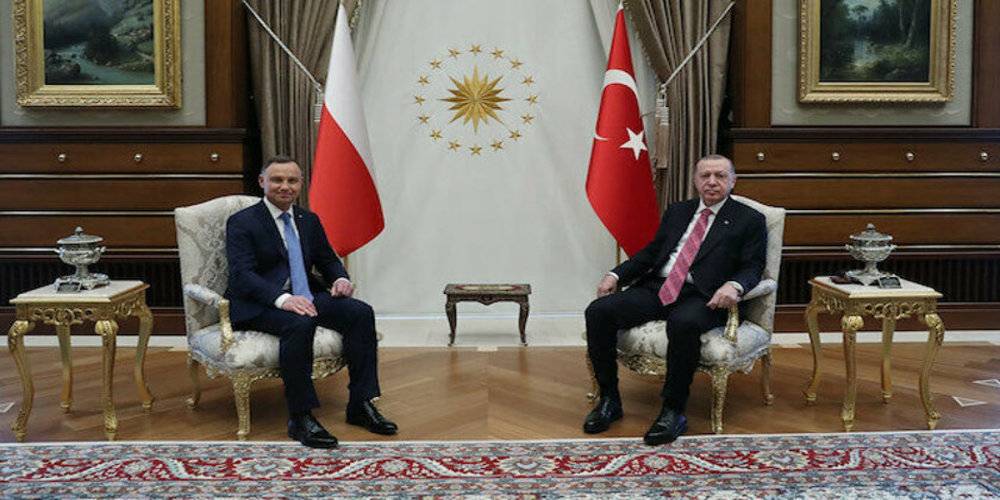 Cumhurbaşkanı Erdoğan Polonya Cumhurbaşkanı Duda'yı kabul etti