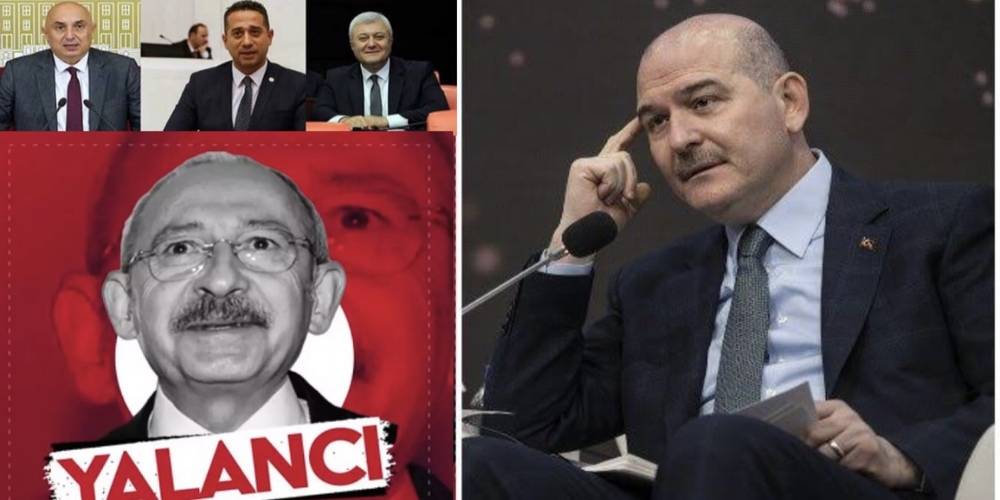Kılıçdaroğlu’na ‘yalancı’ diyen İçişleri Bakanı Soylu’ya misilleme yapan Engin Özkoç, Ali Mahir Başarır ve Tuncay Özkan neye uğradığını şaşırdı