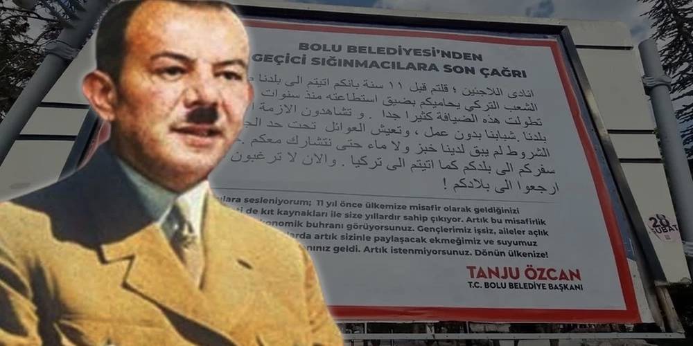 Tanju Özcan’dan Hitler’i kıskandıracak billboard