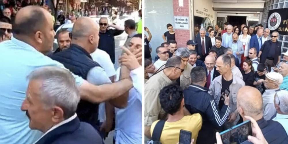 Kılıçdaroğlu'na Düzce'de tepki: “Burası Kandil değil Düzce”