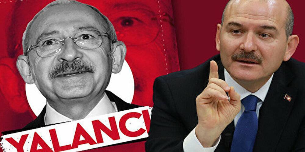 Kılıçdaroğlu'nun 'Kaçacaklar' iftirasına Bakan Soylu'dan tek kelimelik yanıt: “Yalancı”