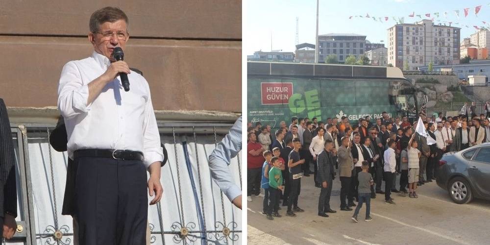 Ahmet Davutoğlu’na Şırnak’ta şok! 30 kişilik miting ile siyaset tarihine geçti!