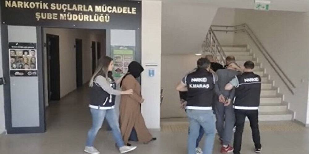 Kahramanmaraş'ta uyuşturucu operasyonu: Yakalanan üç zanlı tutuklandı