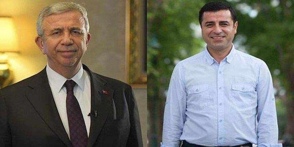HDP'nin terörden tutuklu eski Eş Başkanı "Selahattin Demirtaş'ı istiyoruz" diyen HDP'liye Mansur Yavaş'ın cevabı: İnşallah