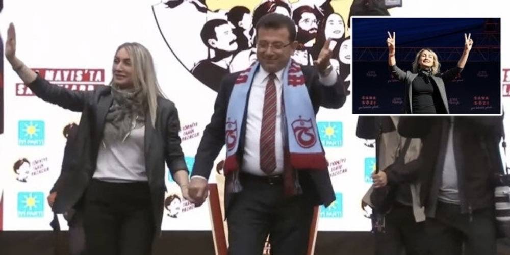 İki şehir iki farklı İmamoğlu: Van'da zafer işaretiyle çıktıları kürsüde Trabzon'da el sallamakla yetindiler
