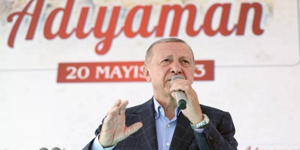 Cumhurbaşkanı Erdoğan, deprem bölgesinde... 'Oy yoksa hizmet yok diyen kendileri'