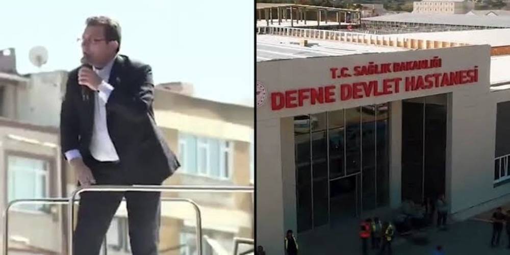 Bakan Koca'dan CHP’li Ekrem İmamoğlu'na Defne Hastanesi göndermesi: Bu arada aramızda kalsın açıyoruz