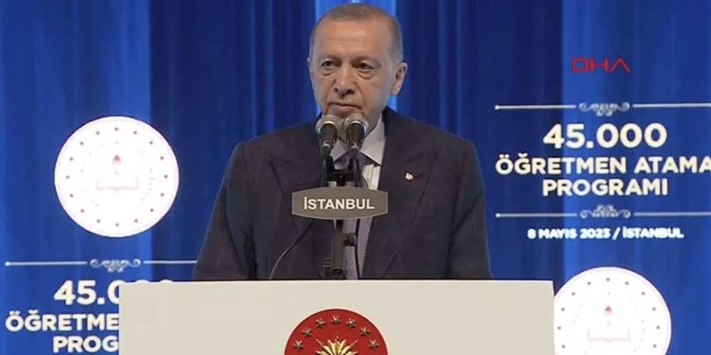 Cumhurbaşkanı Erdoğan: 45 bin öğretmenimizin yarısı deprem bölgesinde görev alacak