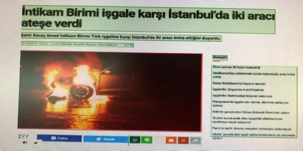 HDP'li isimden araç kundaklama talimatı!