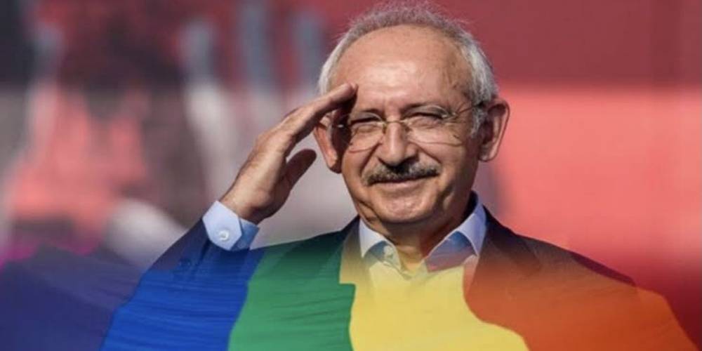 CHP Genel Başkanı Kılıçdaroğlu LGBT propagandasına Ebrar Karakurt sloganı ile devam etti