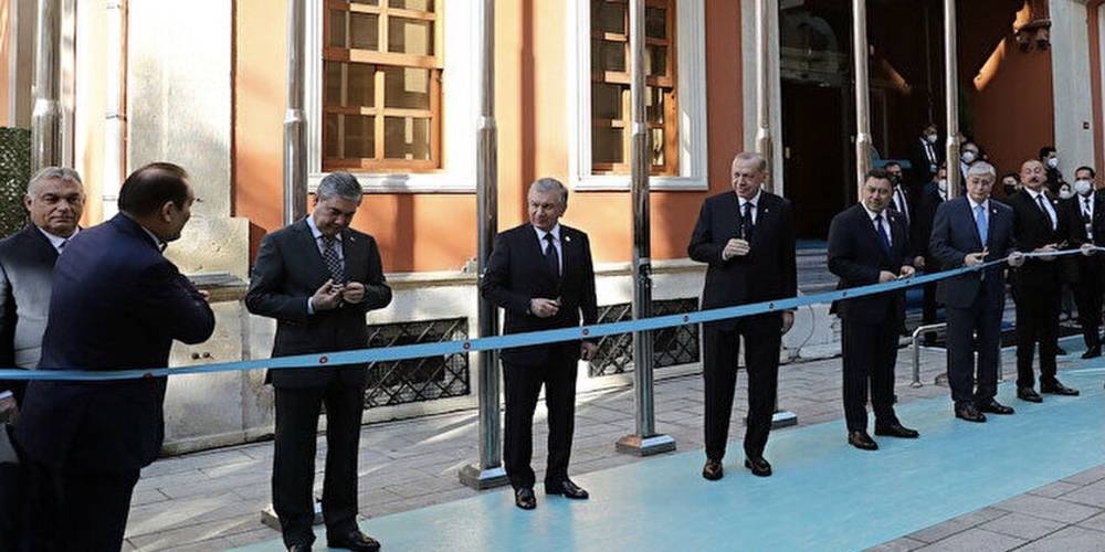 Cumhurbaşkanı Erdoğan Türk Konseyi binası açılışına katıldı: Türk dünyası liderleri İstanbul'da