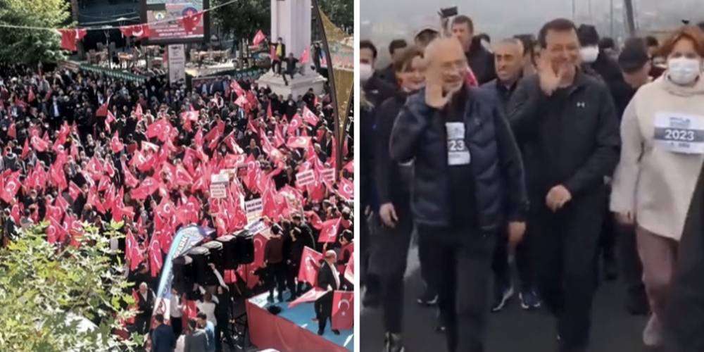 Şehit yakınına küfreden Lütfü Türkkan protesto edilirken, Meral Akşener şov peşinde