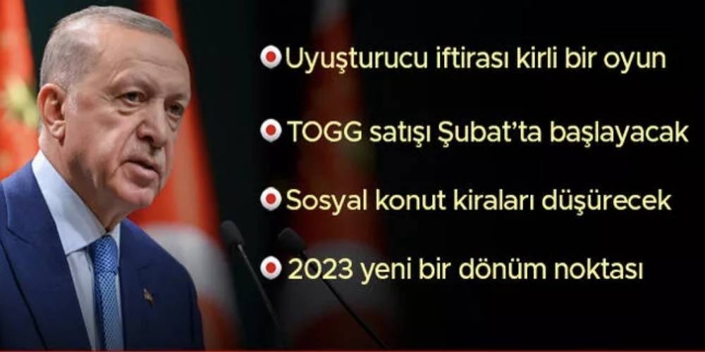 Cumhurbaşkanı Erdoğan'dan uyuşturucu iftirasına sert tepki: Kirli oyunu bozacağız