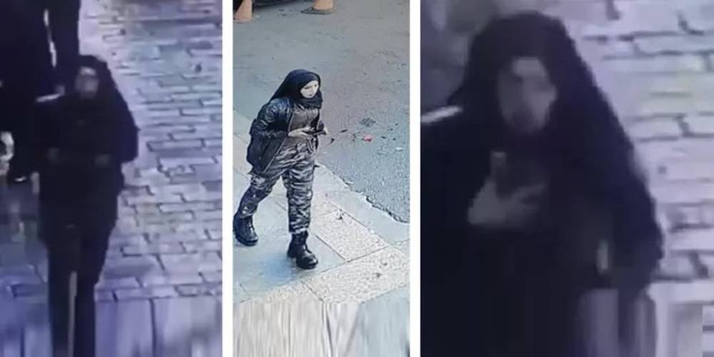 Taksim saldırısını gerçekleştiren PKK’lı teröristin görüntüleri…