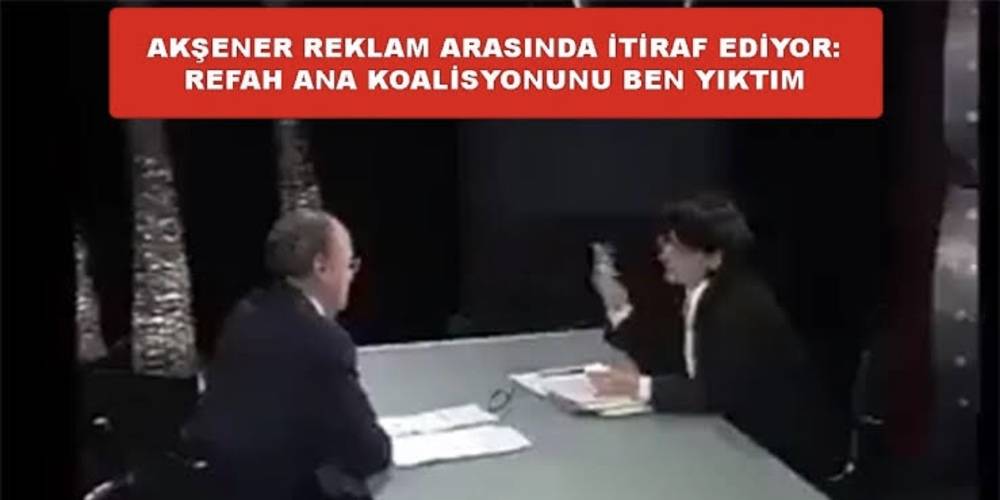 Meral Akşener'den skandal itiraf! "Refah-ana koalisyonunu ben yıktım"