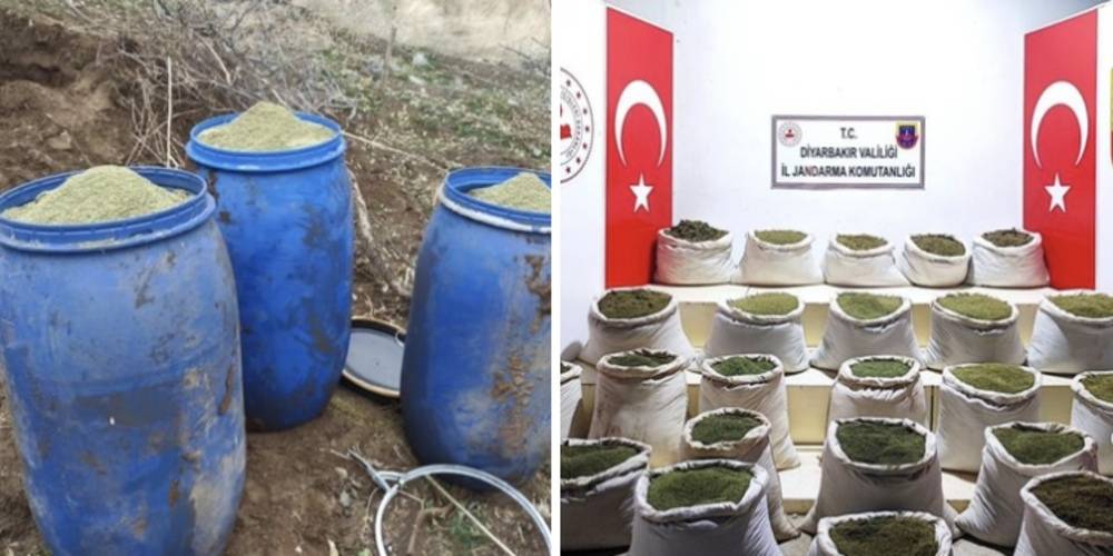 Diyarbakır'da 572 kilogram uyuşturucu ele geçirildi