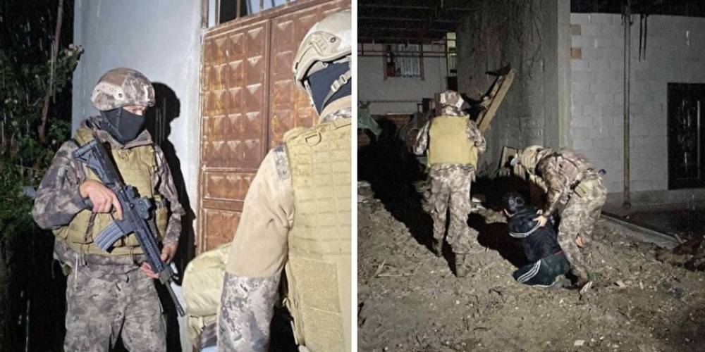 Mersin'de şafak vakti PKK operasyonu: Balkondan atlayıp kaçmaya çalıştı