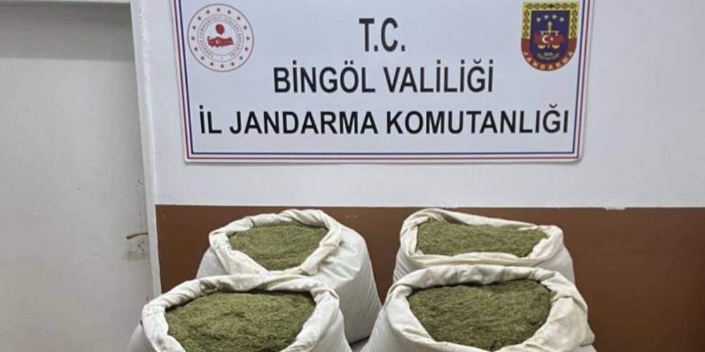 Bingöl'de uyuşturucu operasyonu: 166 kilogram toz esrar ele geçirildi