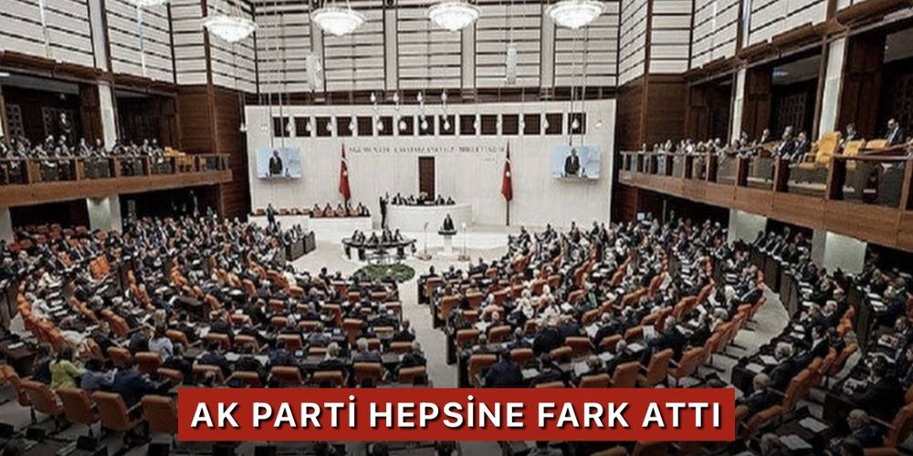 Son anketten CHP ve İYİ Parti'ye büyük şok: AK Parti hepsine fark attı
