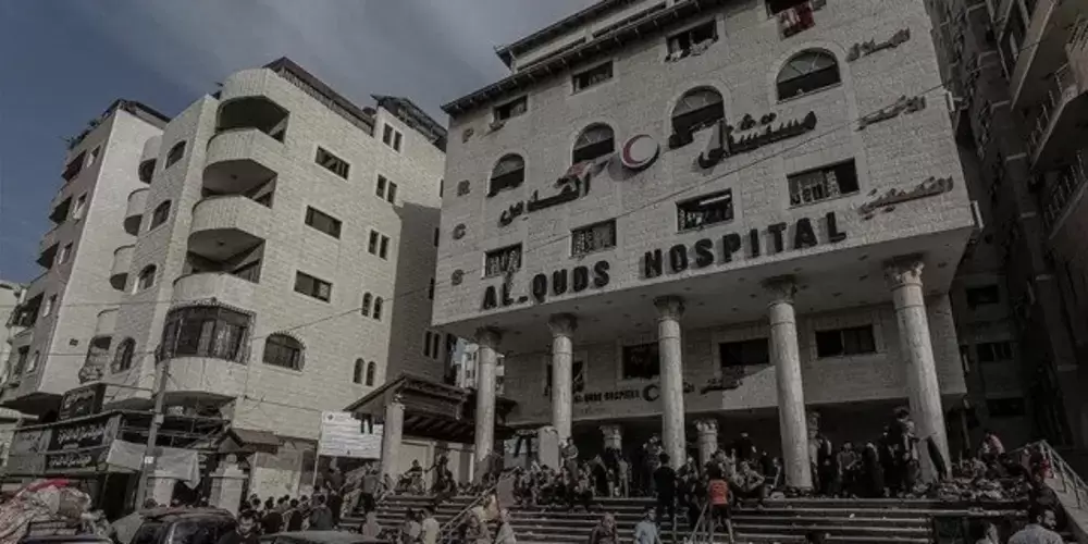 İşgalci İsrail Kudüs Hastanesi'nin yoğun bakım ünitesine ateş açtı