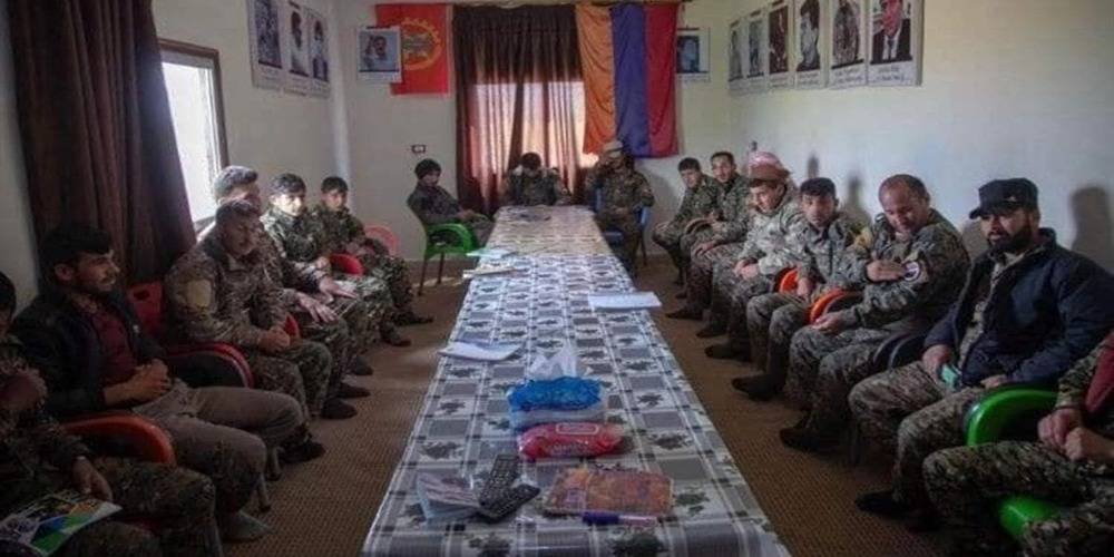 YPG'li teröristler işgal altındaki Karabağ'da! Görüntüleri ortaya çıktı...