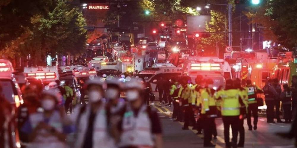 Güney Kore'de Cadılar Bayramı etkinliklerindeki izdihamda 59 kişi öldü