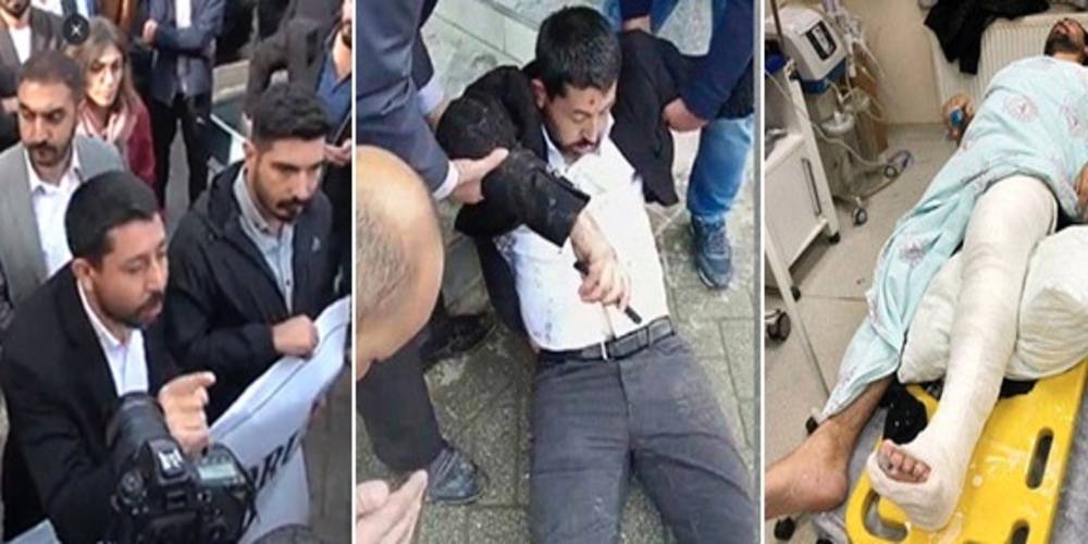 Hakkari’de terör elebaşı Öcalan’a özgürlük yürüyüşüne polis engel oldu