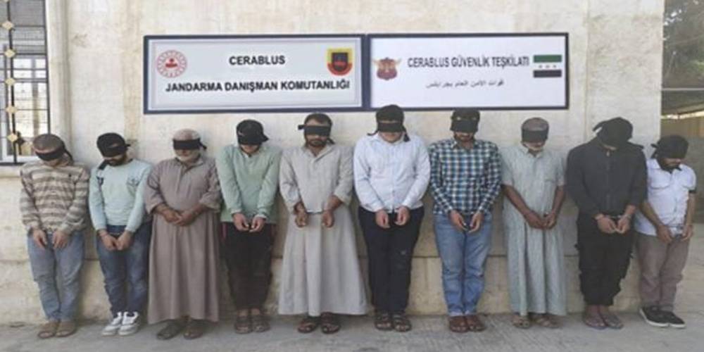 El Bab ve Cerablus'ta 15 terörist yakalandı