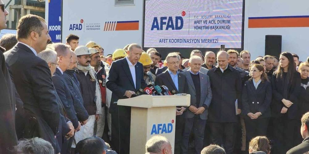 Cumhurbaşkanı Erdoğan: “Maden şehitlerimizin emanetlerine sahip çıkmak bu devletin ve onun en yüksek temsilcisi olarak bizim boynumuzun borcudur.”