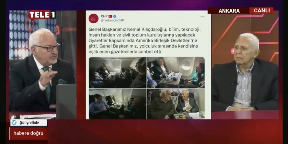 ABD gezisine davet edilmeyen TELE1'de Kemal Kılıçdaroğlu'na eleştiriler