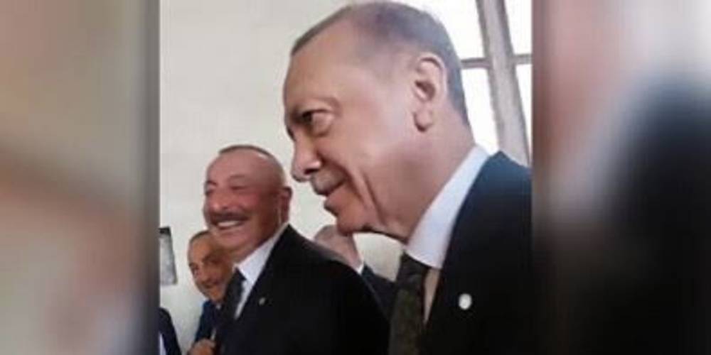 Cumhurbaşkanı Erdoğan, Aliyev ve gazeteci arasında güldüren Soros diyaloğu