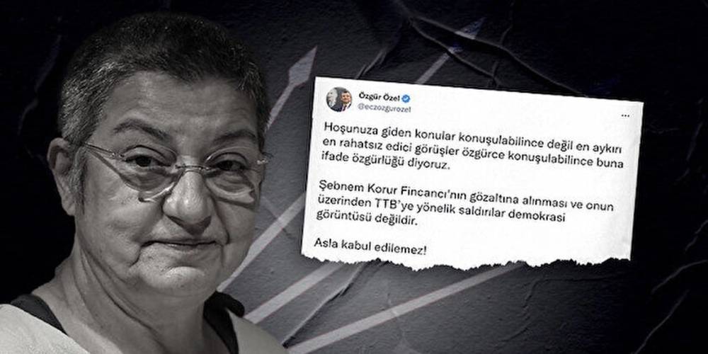 TSK'ya 'kimyasal silah' iftirası atmasının ardından gözaltına alınan Fincancı'ya bir destek de CHP'den: Asla kabul edilemez