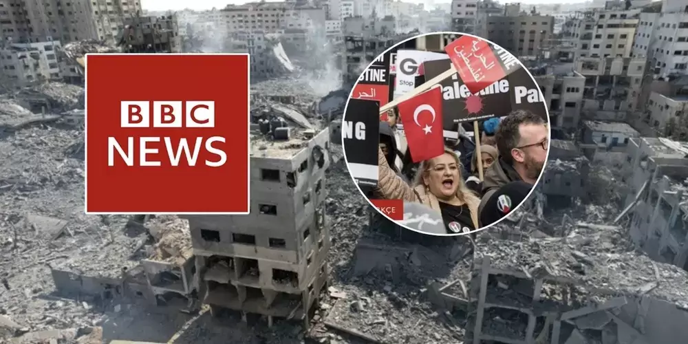 BBC algı operasyonuna devam ediyor: Bu kez Türk bayrağını alet ettiler