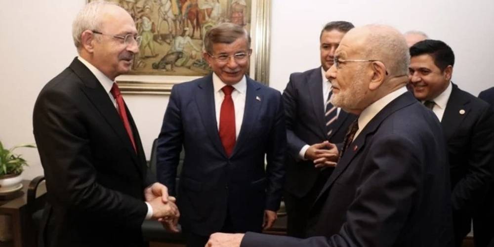 Temel Karamollaoğlu ve Ahmet Davutoğlu, Kemal Kılıçdaroğlu'nu ziyaret etti
