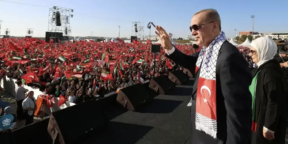 Cumhurbaşkanı Erdoğan'dan İsrail'in zulmüne destek verenlere tepki! ''Gazze'deki katliam Batı'nın eseridir''