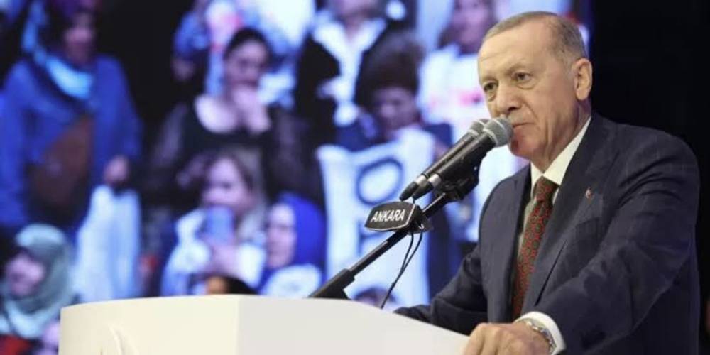 Yeniden AK Parti genel başkanı seçilen Cumhurbaşkanı Erdoğan'dan teşekkür konuşması
