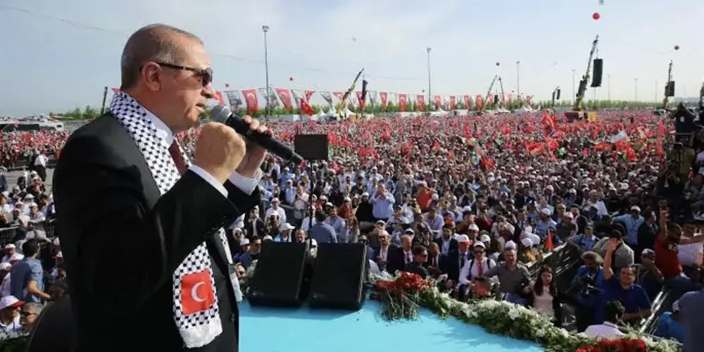 AK Parti, Büyük Filistin Mitingi'ne hazırlanıyor: Cumhurbaşkanı Erdoğan katılacak...
