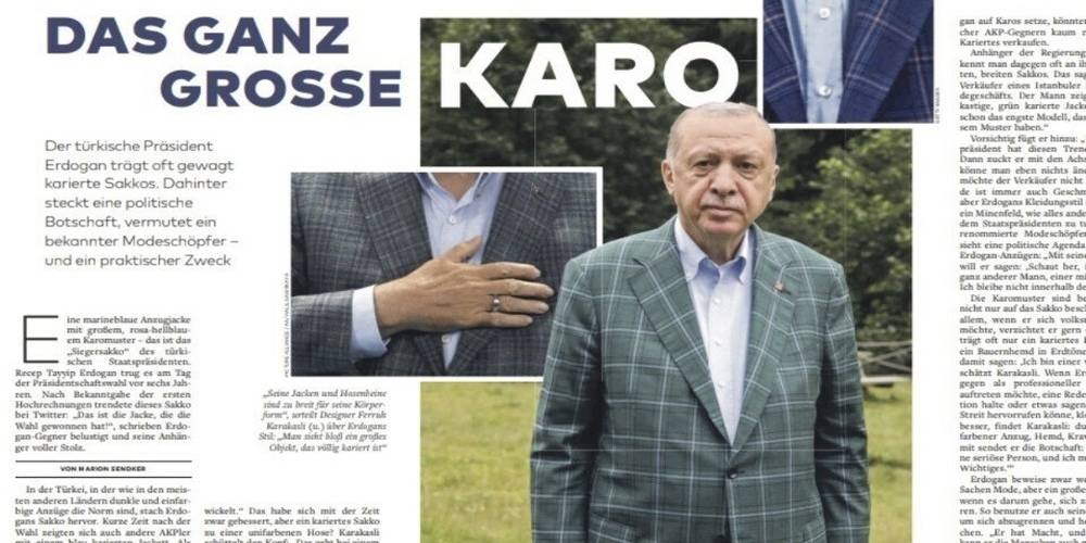 Cumhurbaşkanı Erdoğan’ın 'ekoseli ceket' modası Almanların dikkatini çekti: Erdoğan'ın kendi vizyonu var