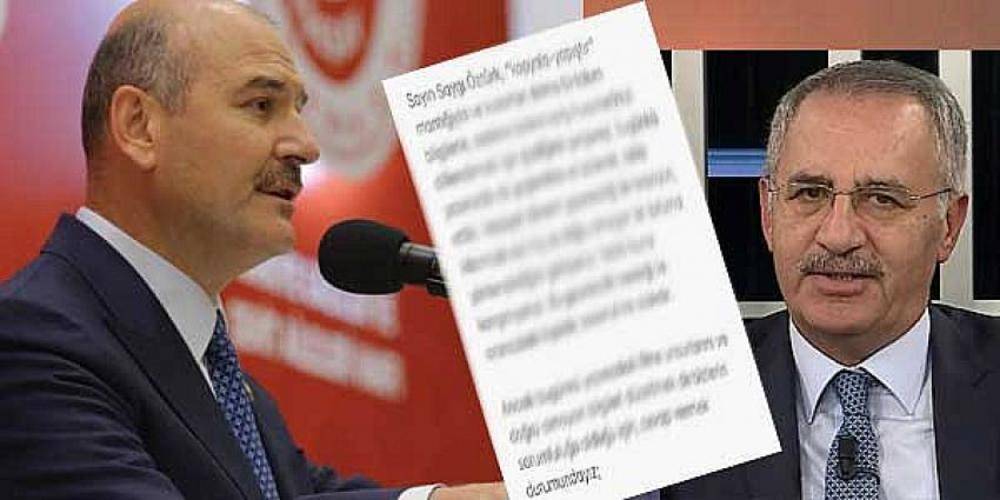İçişleri Bakanı Soylu, Sözcü gazetesi yazarı Saygı Öztürk'ü tiye aldı