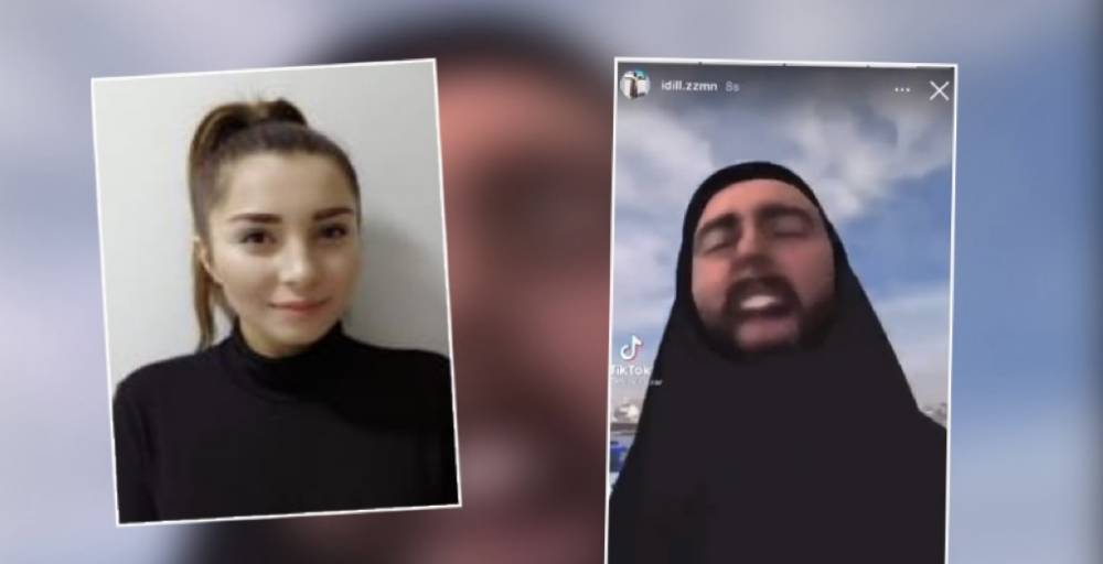 CHP Kırşehir Merkez İlçe Gençlik Kolları Başkanı İdil Zaman, sosyal medya hesabından çarşaflı kadınlar ile dalga geçen bir video paylaştı