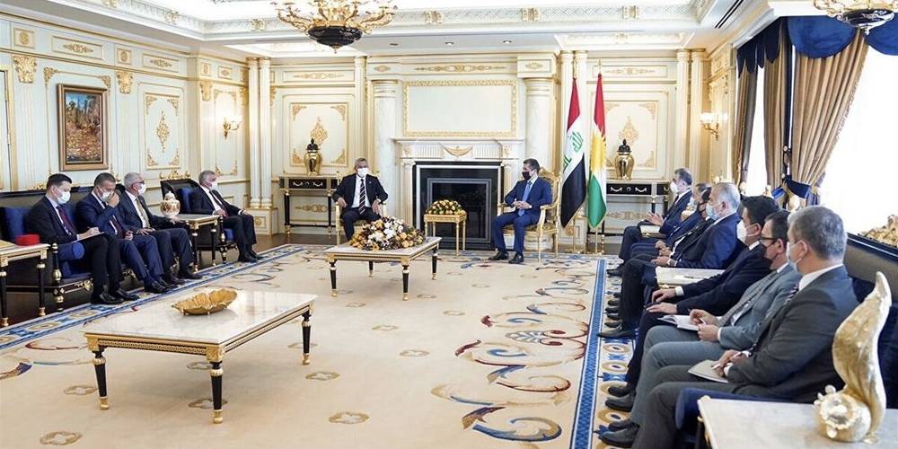 CHP heyeti Erbil'de IKBY Başbakanı Barzani ile görüştü