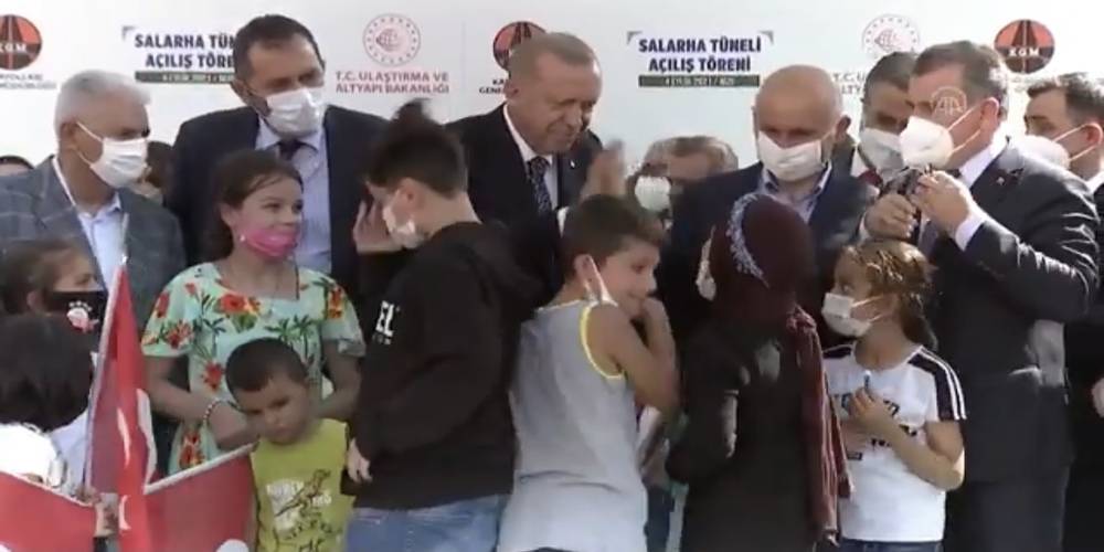 Salarha Tüneli Açılış Töreni… Cumhurbaşkanı Erdoğan: 30 dakikalık yol 5 dakikaya düşüyor
