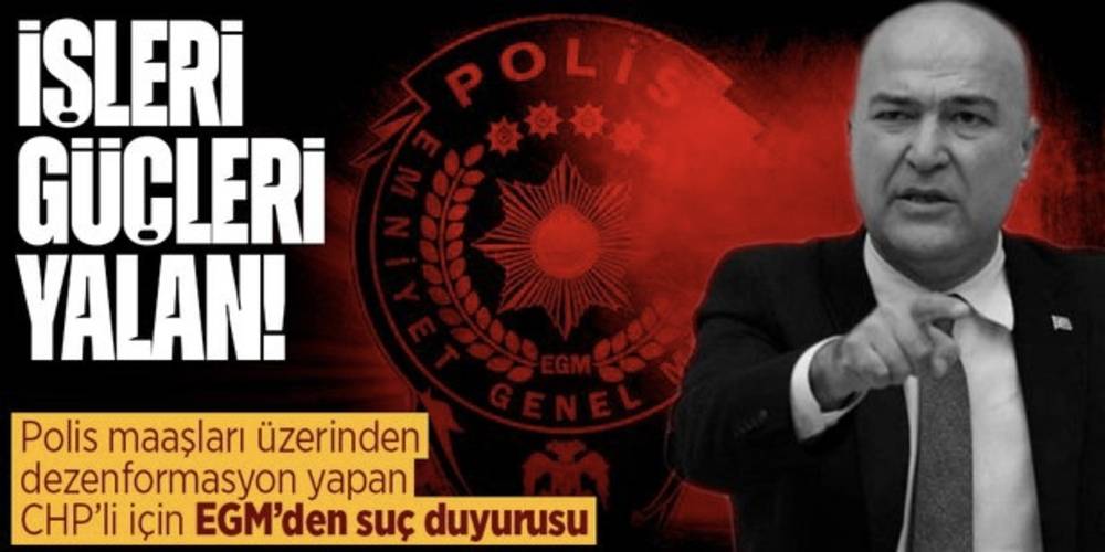 Emniyet Genel Müdürlüğü'nden maaş promosyonu açıklaması! CHP'li Murat Bakan'ın yalanlarına suç duyurusu