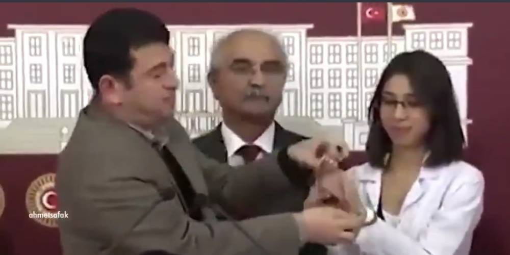 CHP'li Veli Ağbaba, kadın teröristi Meclis'te böyle ağırlamıştı
