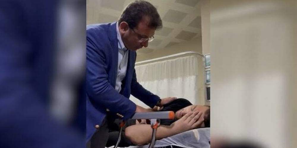İBB Başkanı İmamoğlu kazadan saatler sonra yaralıları ziyaret etti: Beni tanıdın değil mi bir tanem?