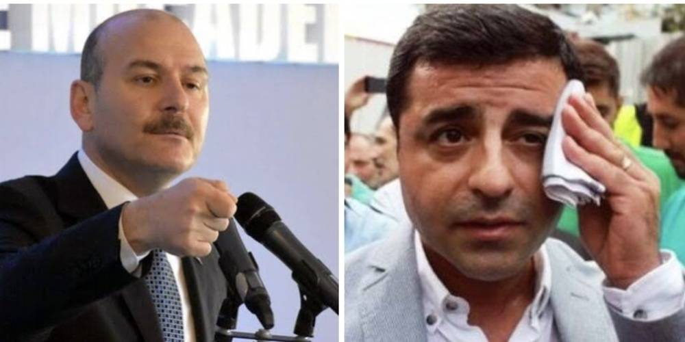 İçişleri Bakanı Süleyman Soylu’dan Selahattin Demirtaş’a sert tepki: Aşağılıksın!
