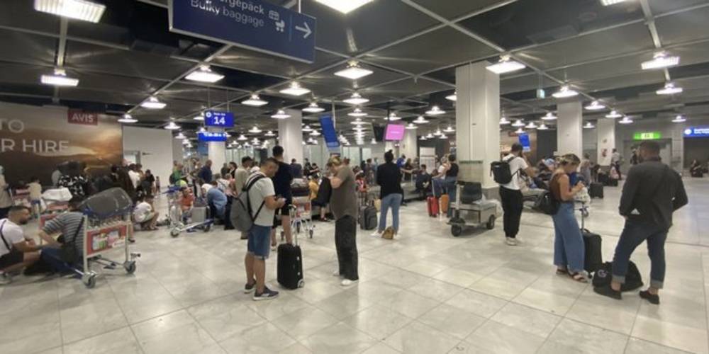 İstanbul Havalimanı'nı diline dolayan İsmail Saymaz Almanya'da havalimanı kaosu ile yüzleşti!