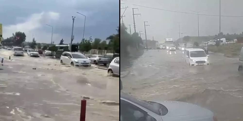 İzmir'de cadde ve sokaklar göle döndü