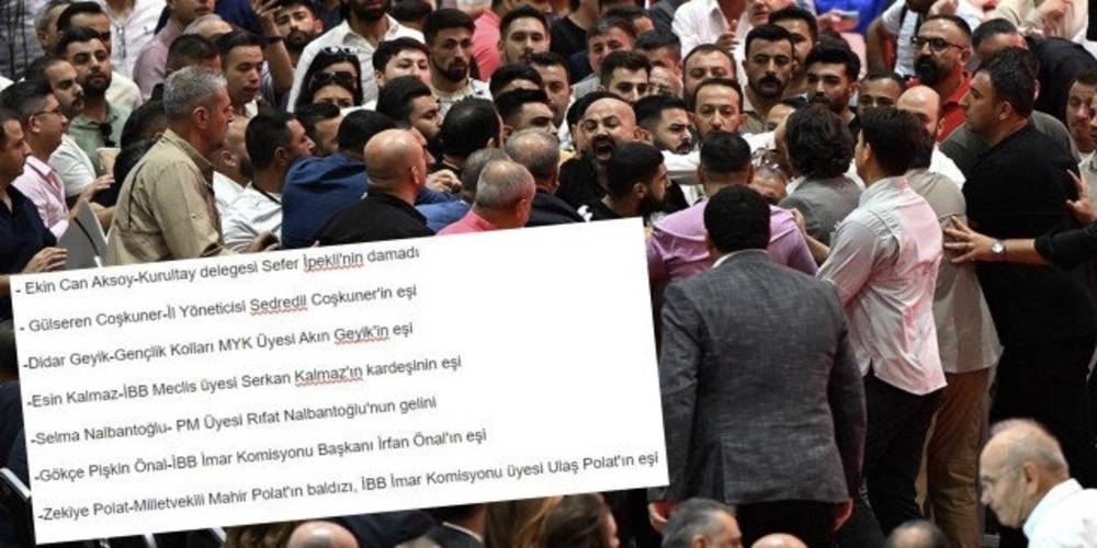 CHP'nin olaylı İzmir kongresinden çıkan delege listesi akrabalarla dolu