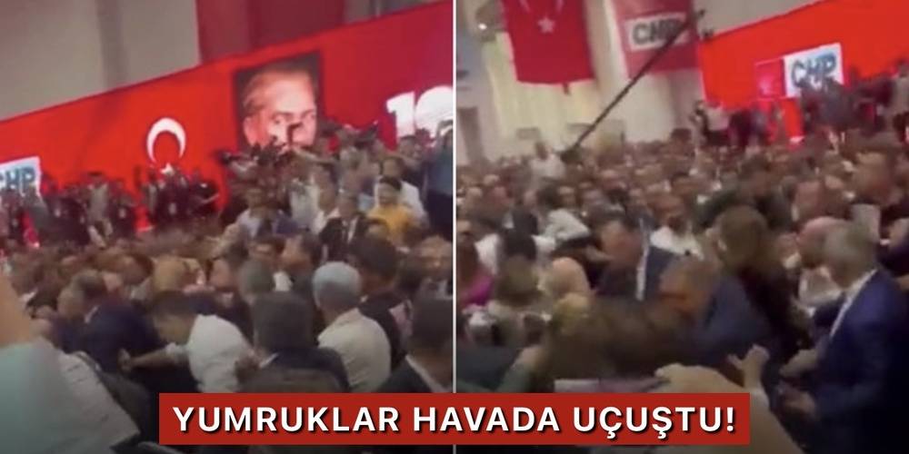 CHP İzmir İl Kongresi'nde liste krizi! İki grup yumruk yumruğa kavga etti: Tunç Soyer güçlükle salondan çıkarıldı